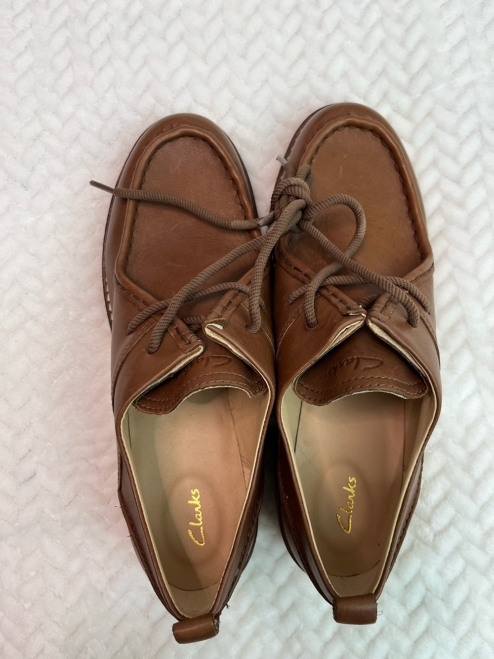 Clarks Brown Leather shoes